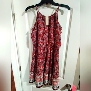 Blue Rair by Francesca's Strappy Dress Girls L